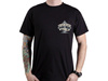 short sleeve T-Shirt BLACK HEART Hot Rod Bell
