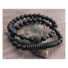 bracelet set AMIGAZ Hematite With Agate And Gunmetal