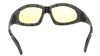 okulary motocyklowe KICKSTART Chopper Yellow Lens/Black Frame
