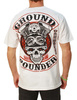 short sleeve T-Shirt OUTLAW THREADZ GROUND POUNDER WHITE