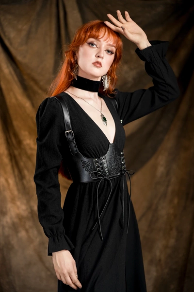 midi dress RESTYLE Poisoned Petal