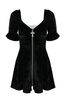sukienka RESTYLE Black Velvet Sweetheart Dress
