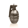 świeca CANDELLANA Grenade Brass Big