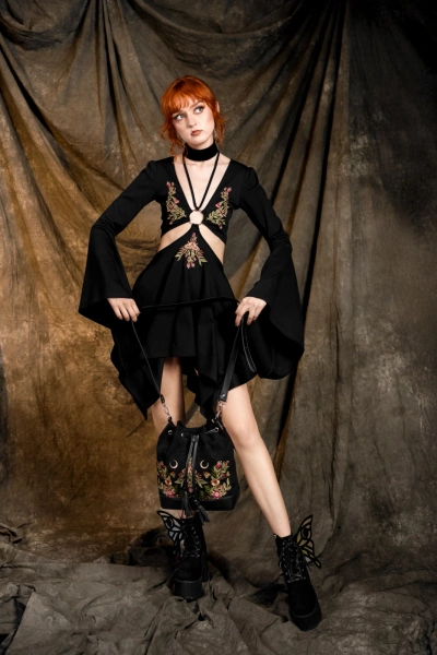 sukienka mini RESTYLE Forgotten Gardens