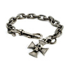 bracelet AMIGAZ Maltese Cross Skull 7,5