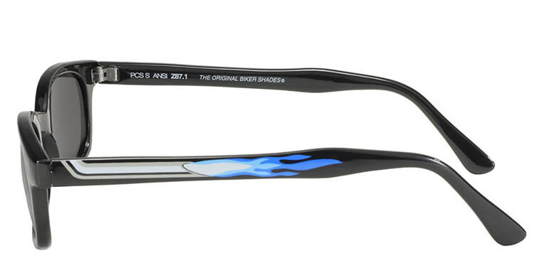 okulary motocyklowe X-KD's PIPE FRAME/SMOKE LENS