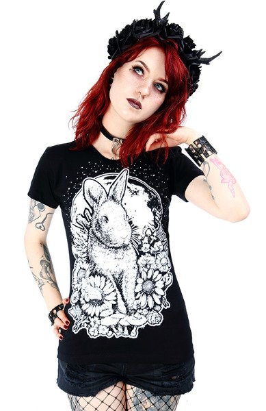 koszulka z krótkim rękawem RESTYLE Moon Bunny